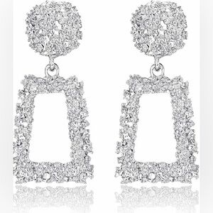 Elegant Silver Drop Earrings
